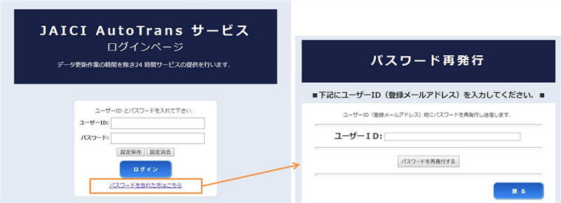 図1-4-1 パスワード再発行