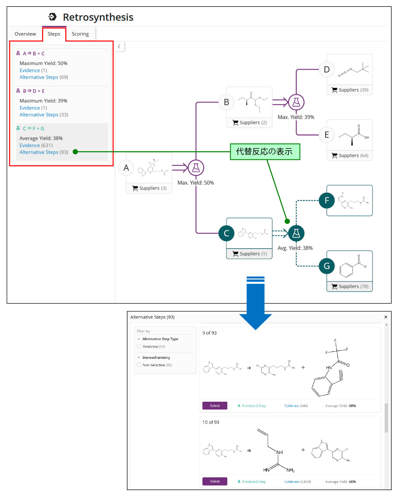 Retrosynthesis Planner 利用例